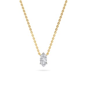 Minimal Marquise Pendant Chain