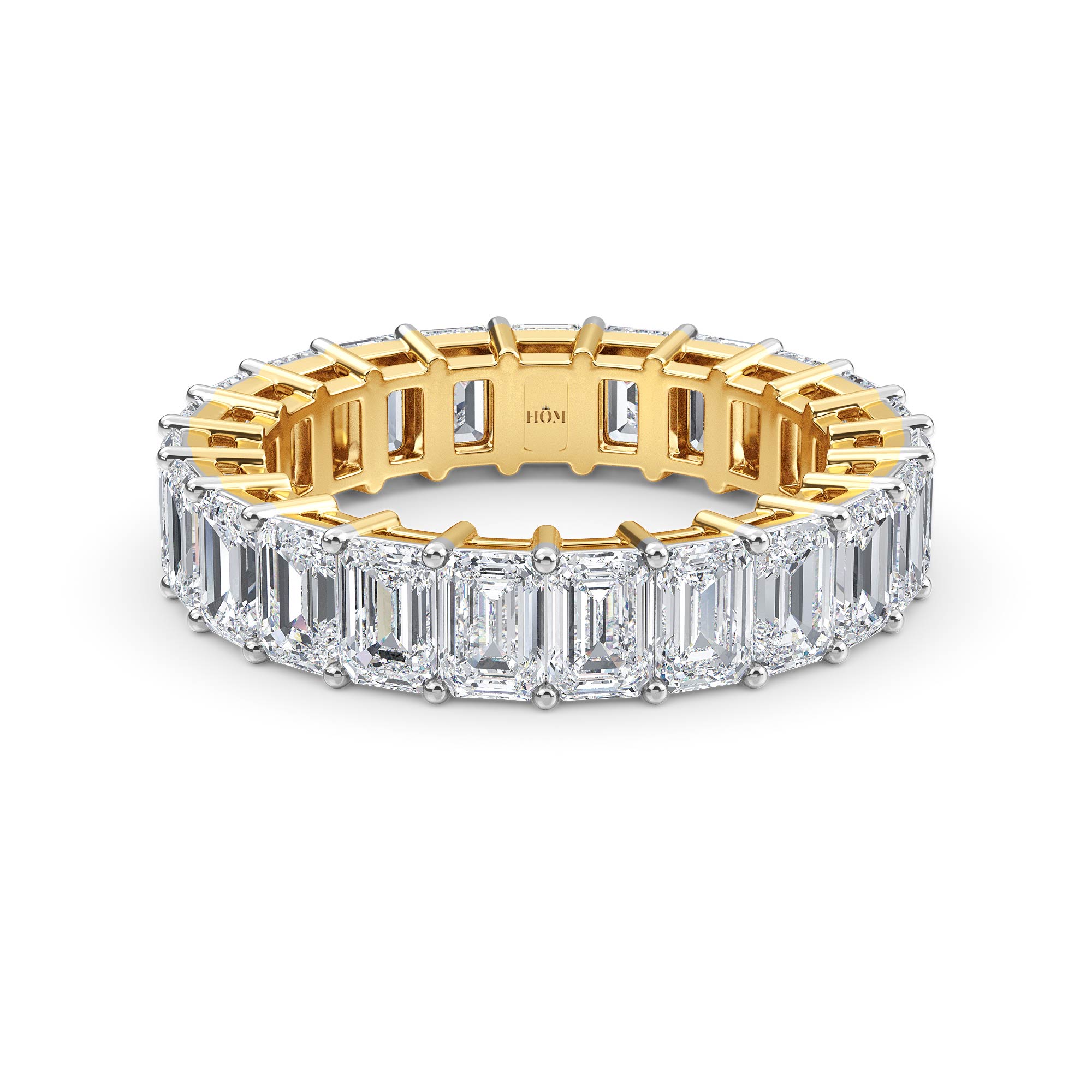 Classic Emerald Eternity Band